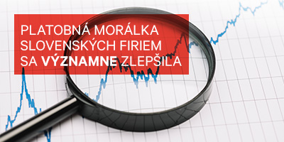 Platobná morálka slovenských firiem sa významne zlepšila